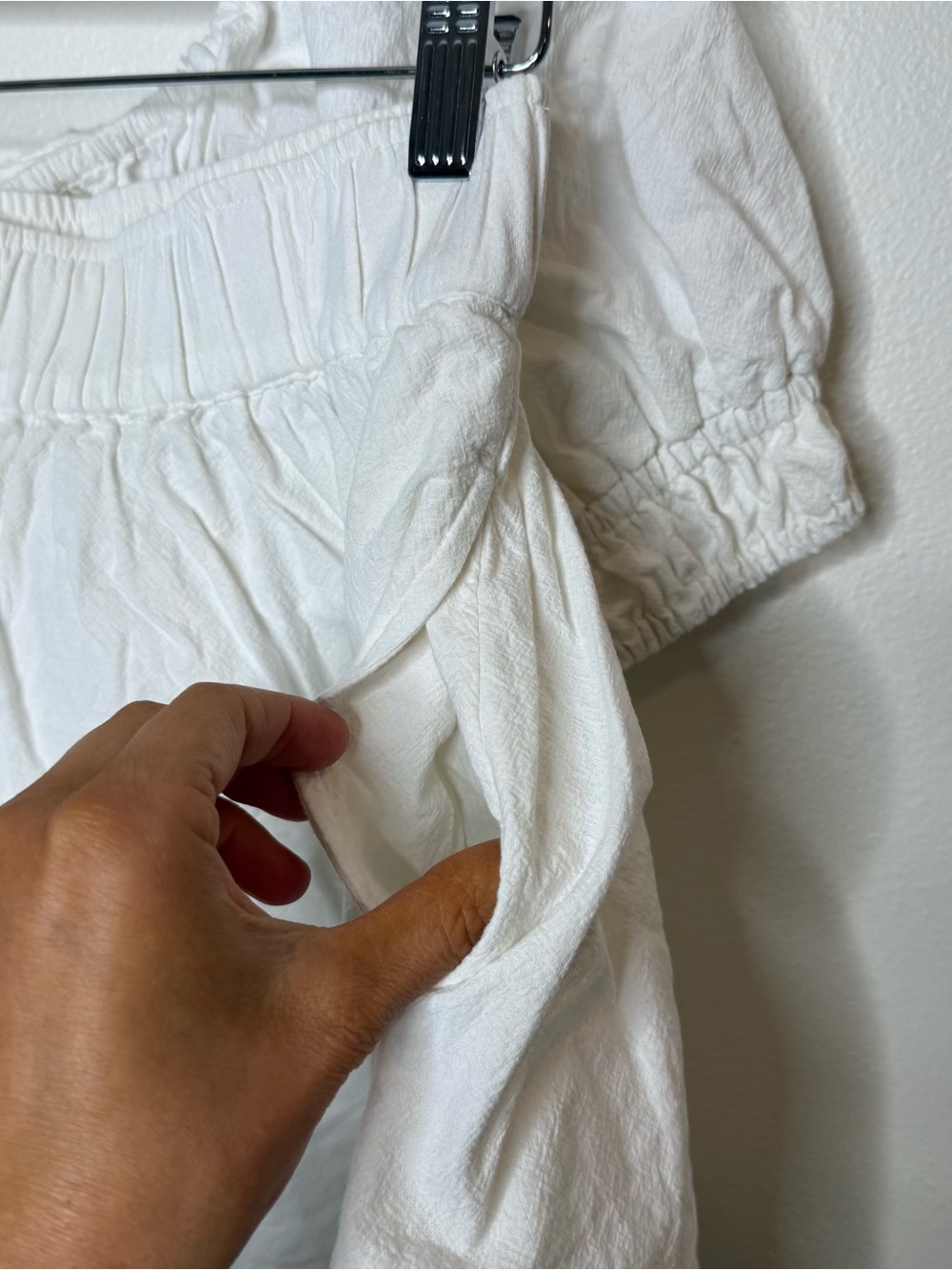 Free People Donnie Shorts Set in ivory white size xs - Picture 15 of 16
